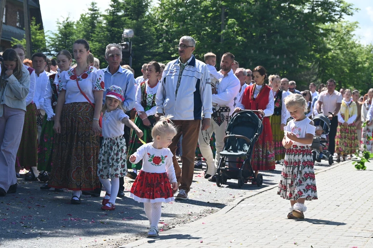 Procesja Bożego Ciała w Miętustwie