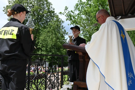 Strażacy i motocykliści dojechali do Gaździny Podhala 