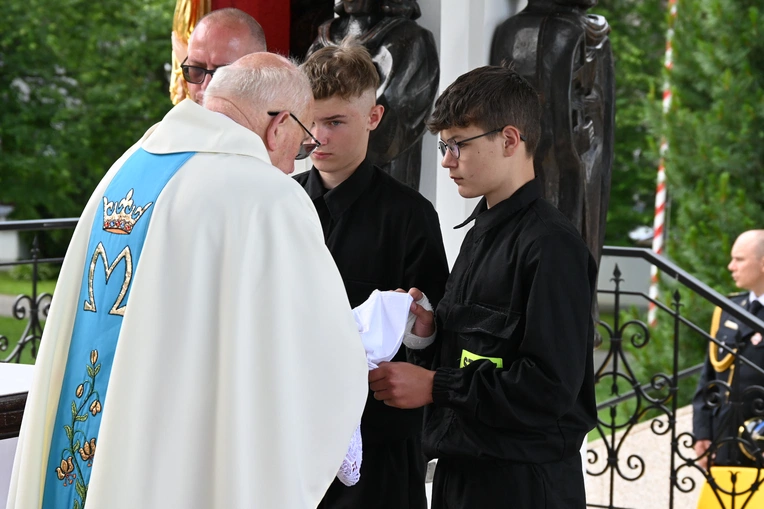 Strażacy i motocykliści dojechali do Gaździny Podhala 