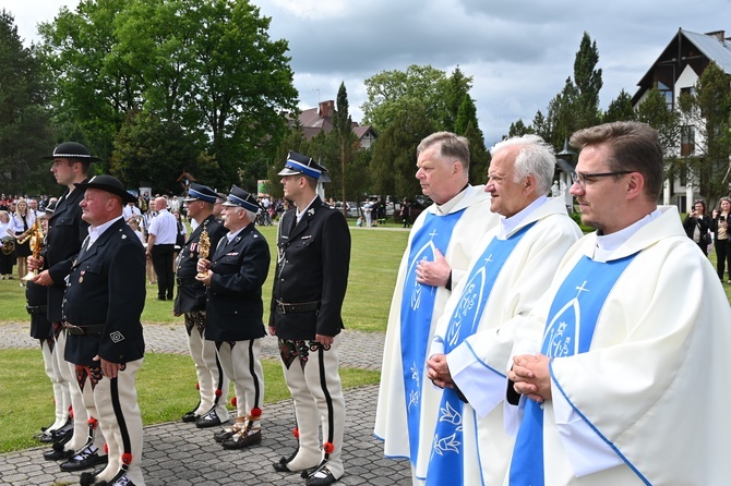 Strażacy i motocykliści dojechali do Gaździny Podhala 