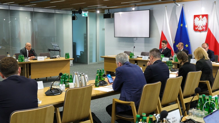 Podczas spotkania komisji śledczej