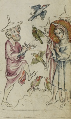 Jezus ożywia ulepione z gliny ptaszki
