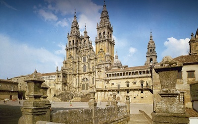 Katedra  w Santiago  de Compostela. 