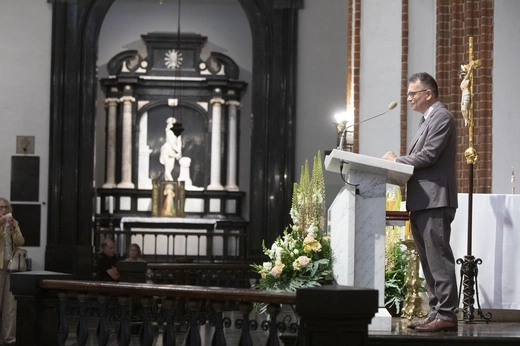 Msza św. inaugurująca wystawę o bł. Jerzym Popiełuszko