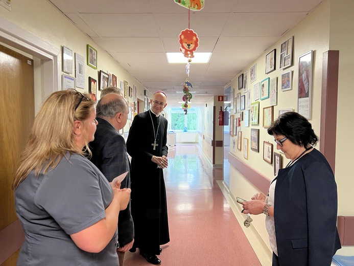 Górnośląskie Centrum Zdrowia Dziecka. Poświęcenie kaplicy Aniołów Stróżów