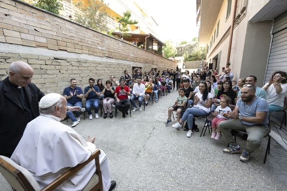 Franciszek na spotkaniu z rodzinami