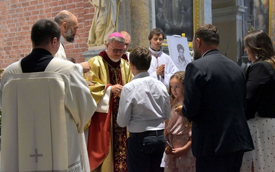 Odpustowej Mszy św. przewodniczył  biskup toruński.