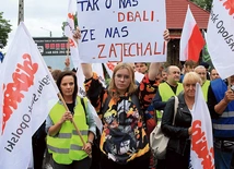 Podczas protestu.