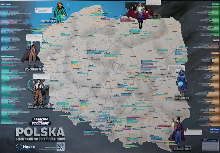 Lokomotywa z Janem Czochralskim wyrusza w Polskę