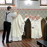 Pielgrzymka księży emerytów do Głębinowa