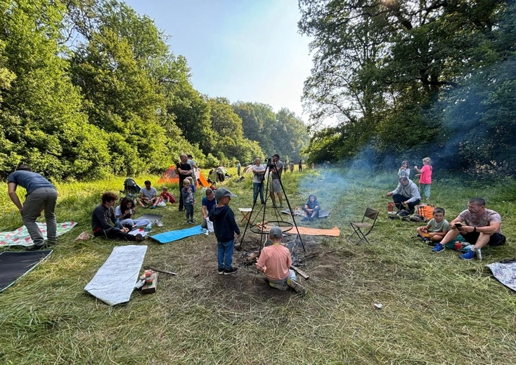 Nocowanie w lesie 2024