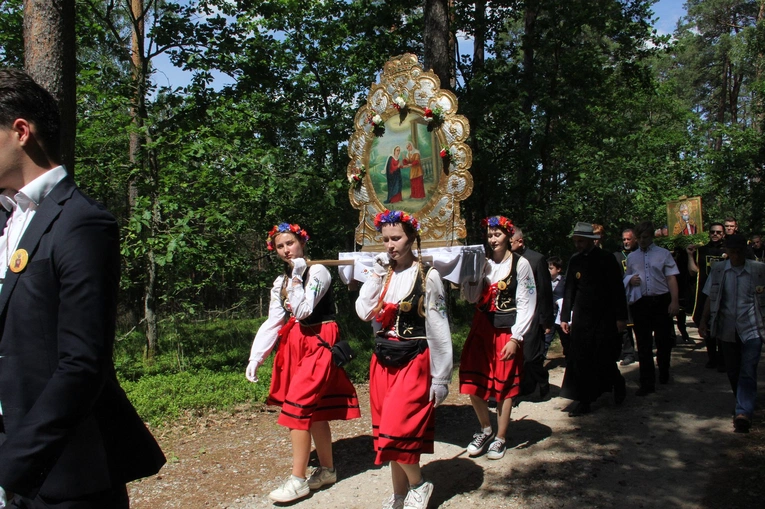 Odpust Polanowski - wejście na górę