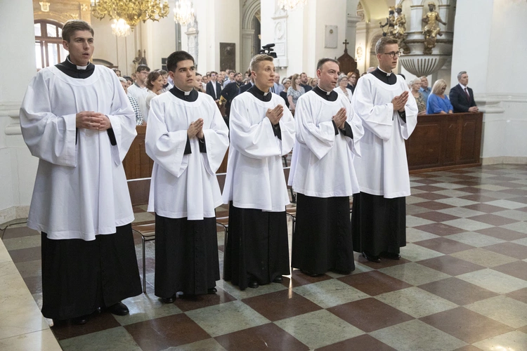 Obrzęd kandydatury i przyjęcia sutanny w WMSD