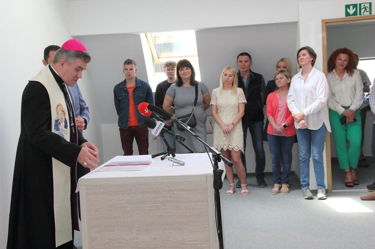 Poświęcenie centrali Caritas