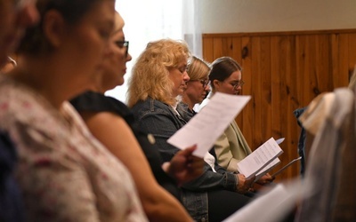 Kościelni muzycy u Pani Cierpliwie Słuchającej