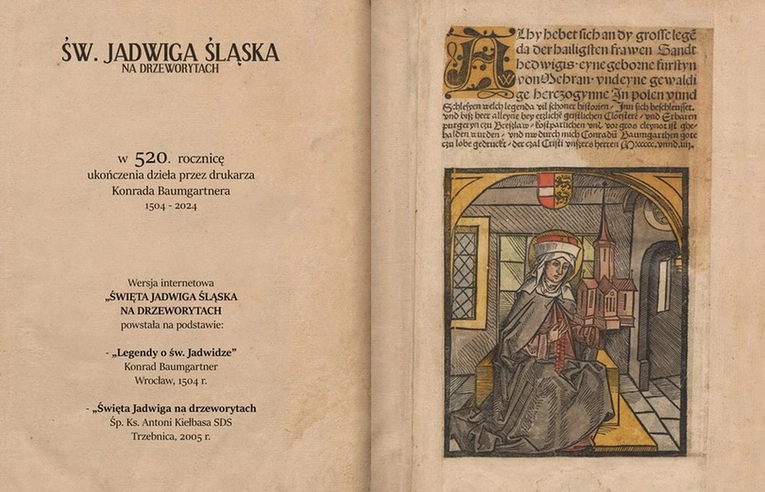 Św. Jadwiga Śląska i drzeworyty sprzed 520 lat w nowej odsłonie