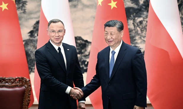 Prezydenci Andrzej Duda i Xi Jinping