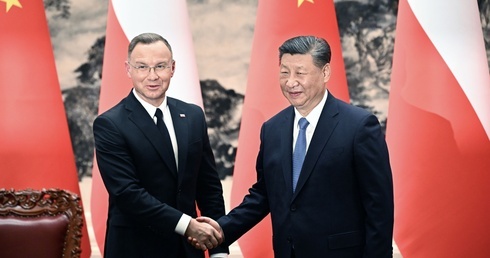 Prezydenci Andrzej Duda i Xi Jinping