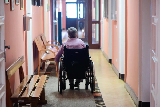 Barczewo DPS. Akcja "Uśmiech jest najpiękniejszym podziękowaniem"