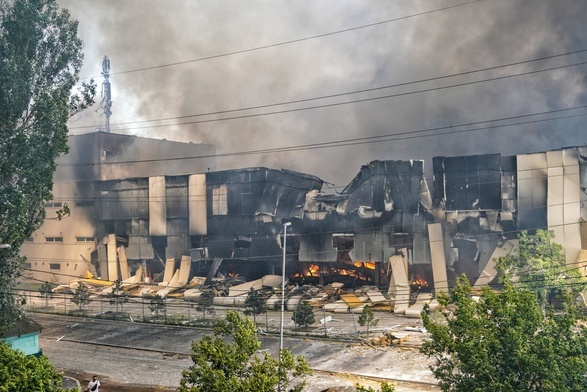 Zniszczenia w Odessie