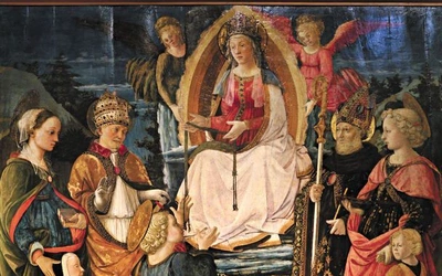 „Madonna della cintola” w obrazie z XV wieku