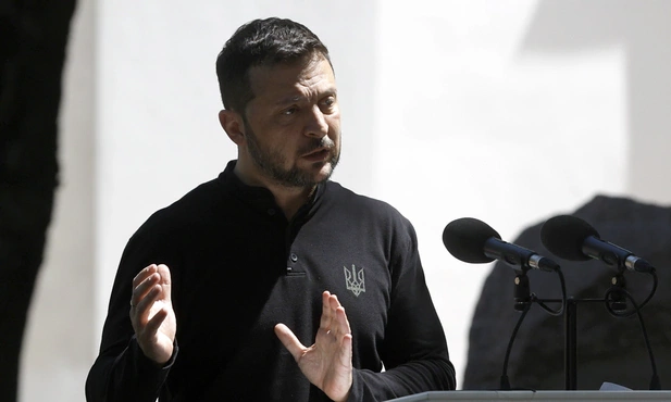 Prezydent Ukrainy Wołodymyr Zełenski 