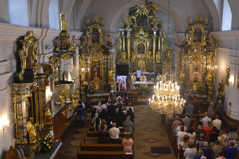 200 lat kościoła pw. Idziego w Zakliczynie - Msza św.
