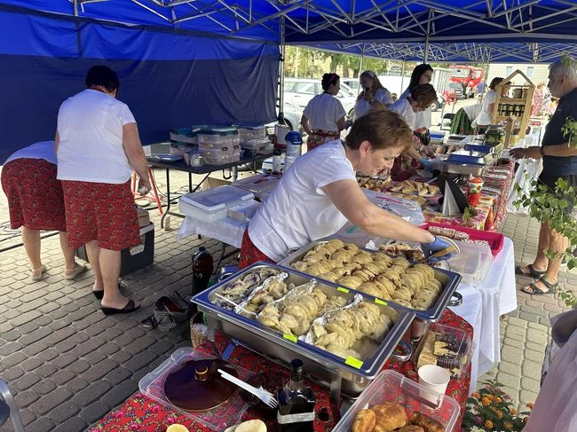 Podczas festiwalu królowały pierogi róznych smaków.