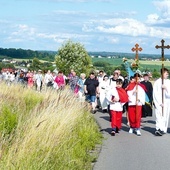 Pątnicy idący do Maryi. 