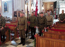 Pątnicy modlili się wspólnie podczas Mszy Świętej.