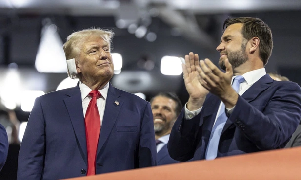 Donald Trump i kandydat na wiceprezydenta:  J.D. Vance