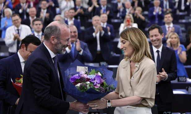 Roberta Metsola po wyborze