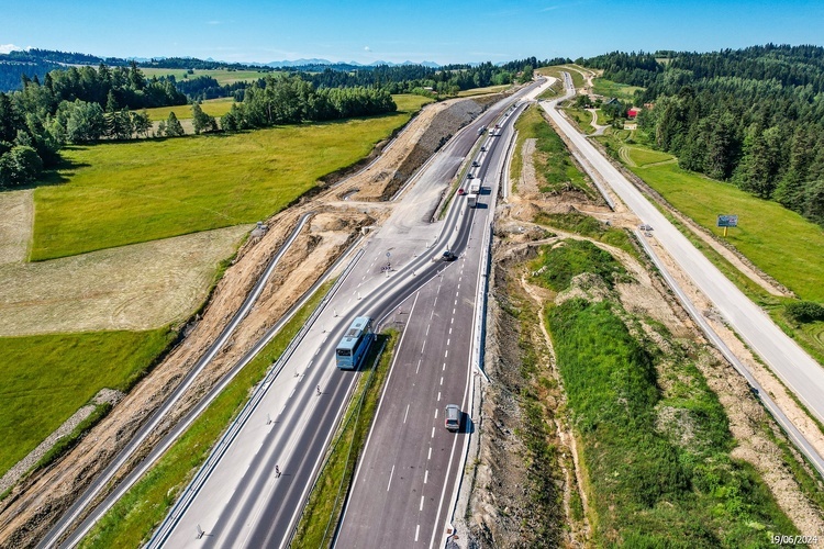 Nowa zakopianka widziana "z lotu ptaka"