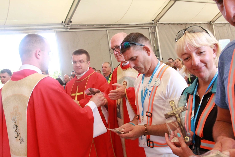Początek II Rowerowej Pielgrzymki Tarnowskiej