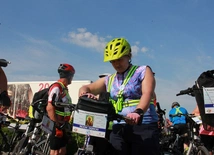 Początek II Rowerowej Pielgrzymki Tarnowskiej