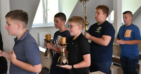 Na oazie ministranckiej w Łagowie nie ma czasu na nudę
