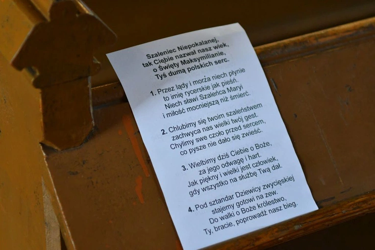 Relikwie św. Maksymiliana Kolbego także w Wężyskach