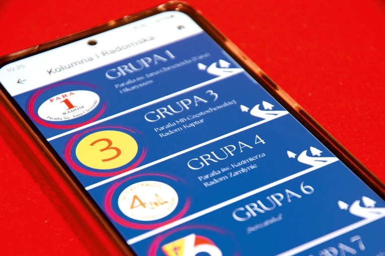 Każdy uczestnik będzie miał w telefonie m.in. regulamin, szczegółowe trasy czy modlitewnik.