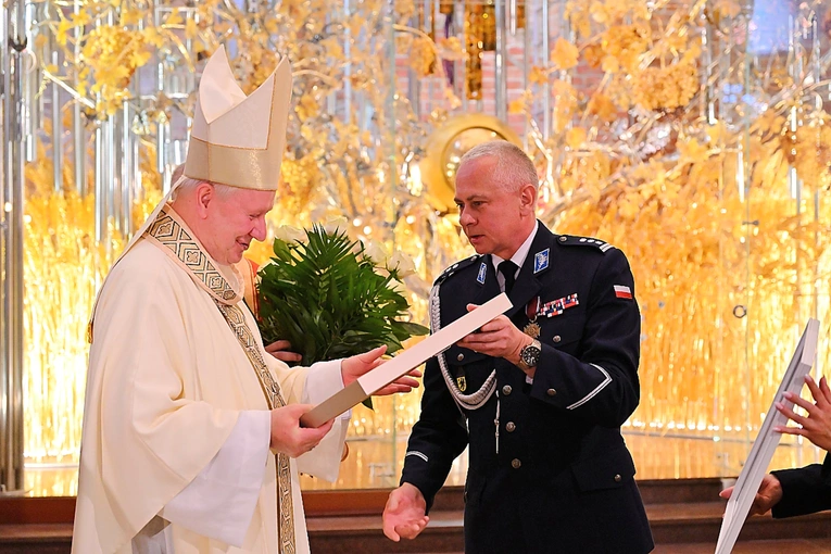 Uroczystości Święta Policji w bazylice św. Brygidy