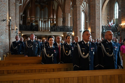 Uroczystości Święta Policji w bazylice św. Brygidy