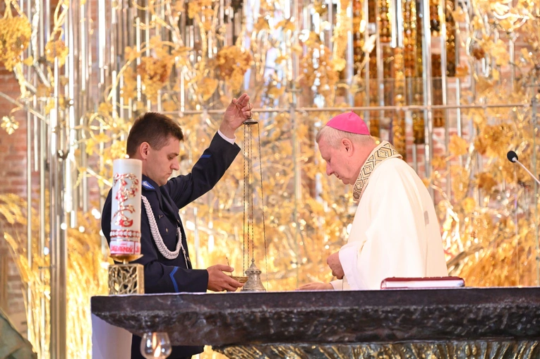Uroczystości Święta Policji w bazylice św. Brygidy
