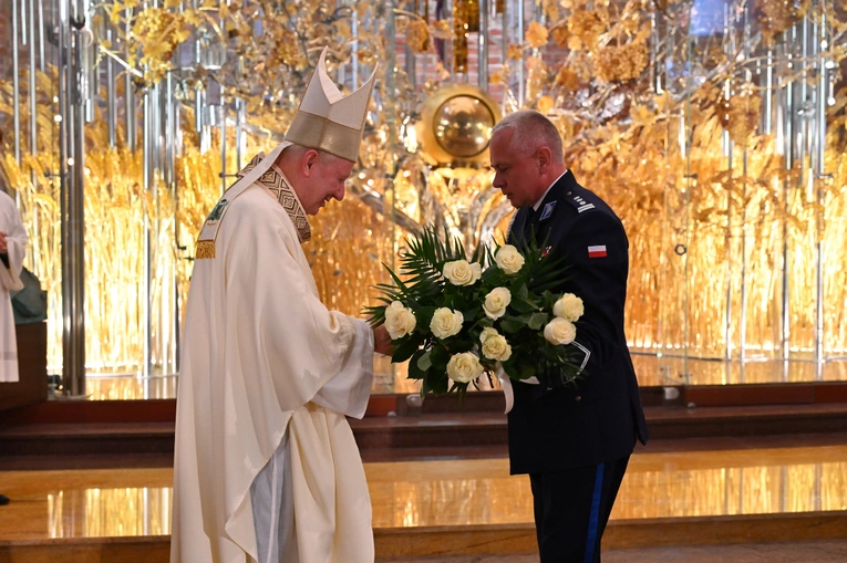 Uroczystości Święta Policji w bazylice św. Brygidy