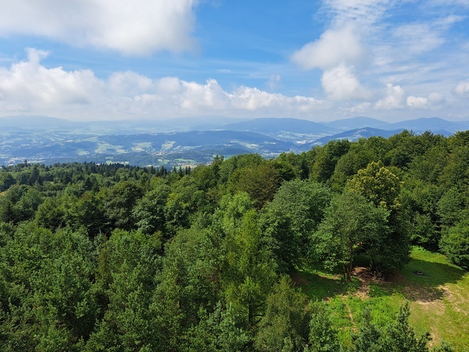 Kamionna. Góra, wieża, rezerwat i wieś