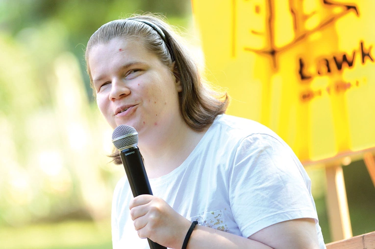 Monika Janik była gościem „Otwartego czwartku” w Kurniku  na Górze św. Anny.