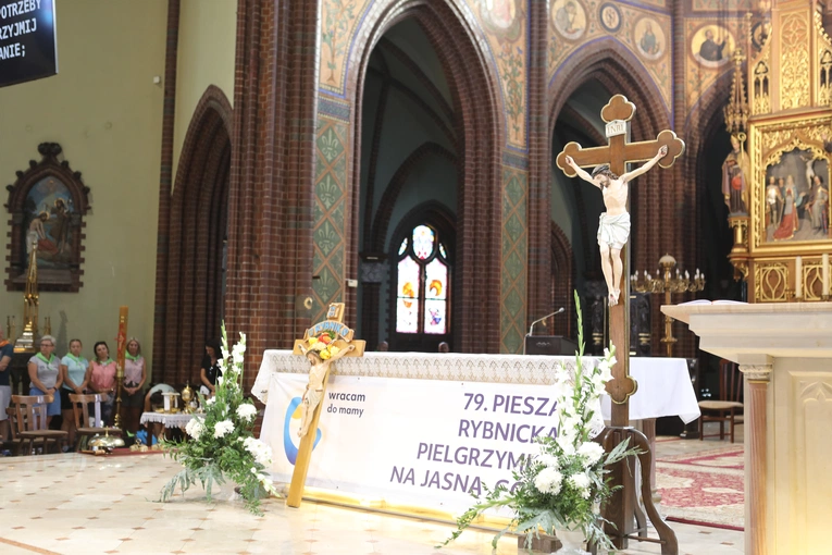 79. Rybnicka pielgrzymka. Wymarsz