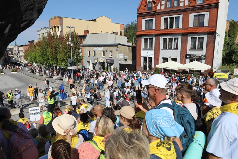 79. Rybnicka pielgrzymka. Wymarsz