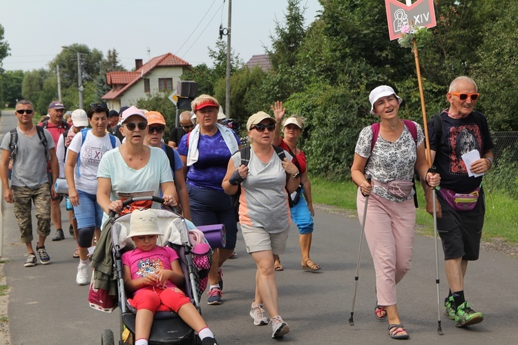 Grupa XIV PPW w drodze do Głębowic