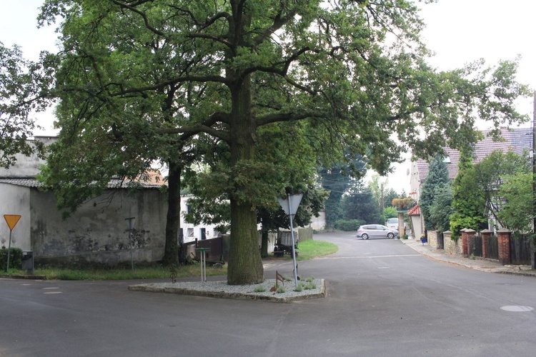 Najpiękniejsza wieś Oleszka. Mural Franciszka Lepicha