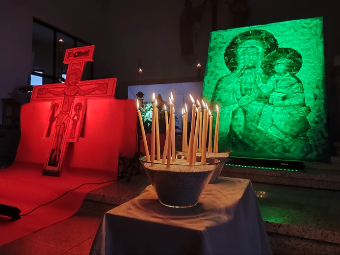 Nabożeństwo w Lisowie