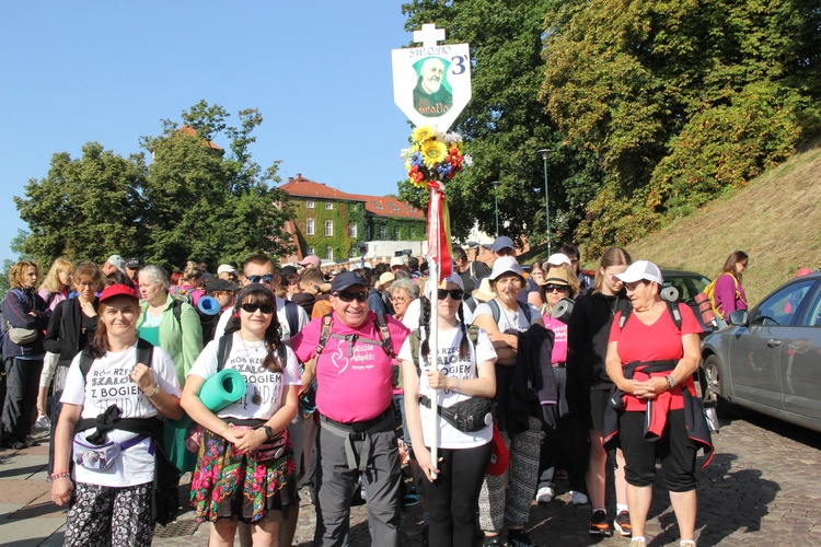 Wyjście 44. Pieszej Pielgrzymki Krakowskiej z Wawelu na Jasną Górę